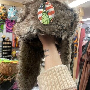 Faux Fur Camo Hunting Trapper Hat